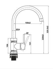 Vòi Hafele HT21-CH1F220C (577.55.240) – Vòi rửa nóng lạnh cao cấp, thiết kế Chrome hiện đại