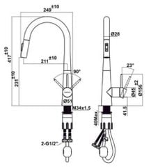 Vòi Hafele HT24-SH1P417 – Thiết Kế Đẹp, Dây Rút Tiện Lợi, Chuẩn Châu Âu Cho Mọi Gian Bếp