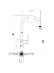 Vòi Inox Malloca K2202-CR – Sang trọng, bền bỉ cho không gian bếp hiện đại