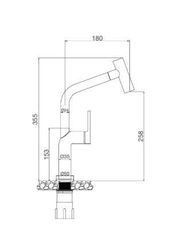 Vòi Rửa Bát Malloca K2206-CR – Kéo Dây Linh Hoạt, Thiết Kế Sang Trọng