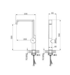 Vòi Rửa Bát Malloca K342BM – Màu Đen Hiện Đại, Thiết Kế Kéo Dây Tiện Dụng