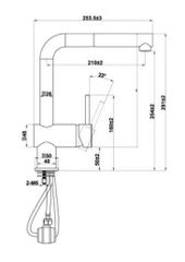 Vòi Hafele HT21-GH1P254 – Tiện ích kéo dài, bền bỉ với thời gian