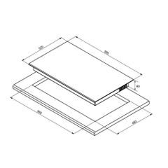 Bếp Từ Hafele HC-I60371B 536.61.718 – Bếp Từ 3 Vùng Nấu Cao Cấp, Tiết Kiệm Điện