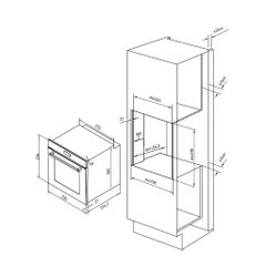 LÒ NƯỚNG HAFELE HC-O811B 495.10.035 – Lò Nướng Âm Tủ 81L Đa Năng, 15 Chức Năng Hiện Đại