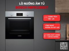 Lò Nướng Âm Tủ Bosch HBF512BS1T – Giải Pháp Nấu Nướng Chuẩn Châu Âu Cho Gian Bếp Hiện Đại