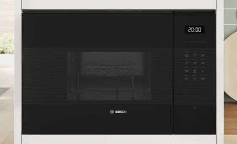 Lò Vi Sóng Âm Tủ Bosch BEL524MB2 Serie 6 – Thiết Kế Sang Trọng, Nấu Nhanh Tiện Lợi