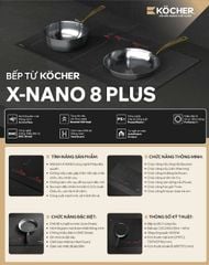 Bếp Từ Kocher X-Nano 8 Plus – Đẳng Cấp Công Nghệ Từ Đức & Pháp