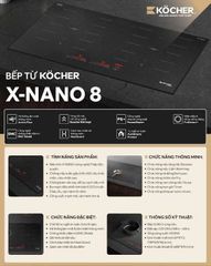 Bếp Từ Kocher X-Nano 8 – Siêu phẩm công nghệ X-NANO & Mainboard E.G.O