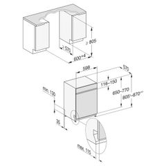 Máy Rửa Bát Miele G 7131 SCI CLST AutoDos – Đỉnh Cao Công Nghệ Rửa Bát Châu Âu