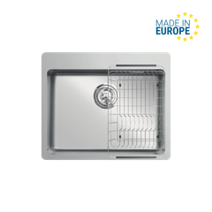 Chậu Rửa Bát Konox Turkey Sink Neron 600T – Inox 304 Cao Cấp, Thiết Kế Hiện Đại, Bền Đẹp Vượt Thời Gian