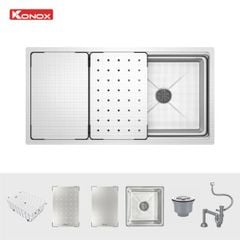 Chậu Rửa Chén Konox Chống Xước Workstation Sink Dekor 8644SU – Thiết kế Workstation tiện nghi