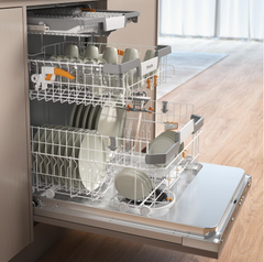 Máy rửa bát âm tủ toàn phần Miele G 7197 SCVI XXL AutoDos – Đỉnh Cao Công Nghệ Rửa Bát Thông Minh