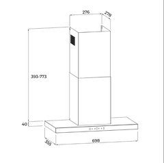 Máy hút mùi Malloca SLIM MH7035TS – Giải pháp khử mùi mạnh mẽ, thiết kế hiện đại cho mọi gian bếp