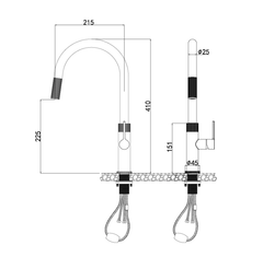 Vòi Rửa Bát Malloca K1090BS – Thiết Kế Sang Trọng, Xoay 360° Tiện Lợi Cho Mọi Gian Bếp