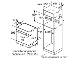 Lò Nướng Bosch HBG7341B1 Serie 8 – 71L, Air Fry, Home Connect