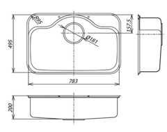 Chậu Rửa Chén Shigeru FCJ-K FS NE – Made in Japan