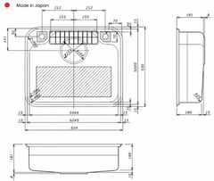 Chậu Rửa Chén Shigeru IK-K FS NE – Made in Japan
