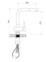 Vòi Rửa Bát Malloca K103BL – Thiết Kế Đen Sang Trọng, Công Nghệ Chuẩn Châu Âu