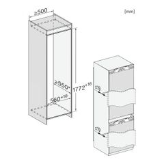 Tủ Lạnh Âm Miele KFN 7734 C - Thiết Kế Sang Trọng, Công Nghệ Bảo Quản Hiện Đại