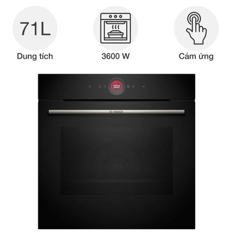 Lò Nướng Bosch HBG7341B1 Serie 8 – 71L, Air Fry, Home Connect
