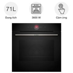 Lò Nướng Bosch HBG7341B1 Serie 8 – 71L, Air Fry, Home Connect