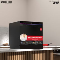 Máy Rửa Bát Köcher X10 – Rửa Sạch Sâu, Tiết Kiệm Nước, Thiết Kế Nhỏ Gọn