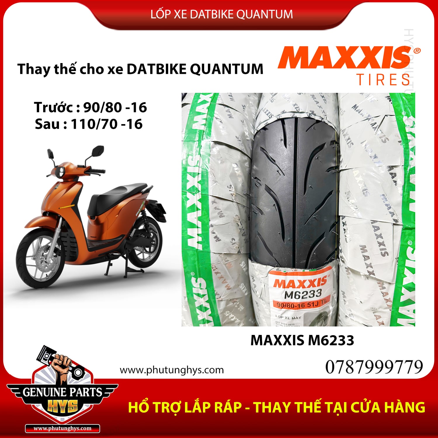 LỐP XE DATBIKE QUANTUM MAXXIS