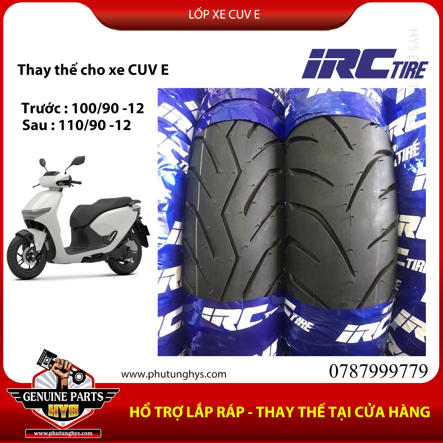 LỐP XE CUV E IRC