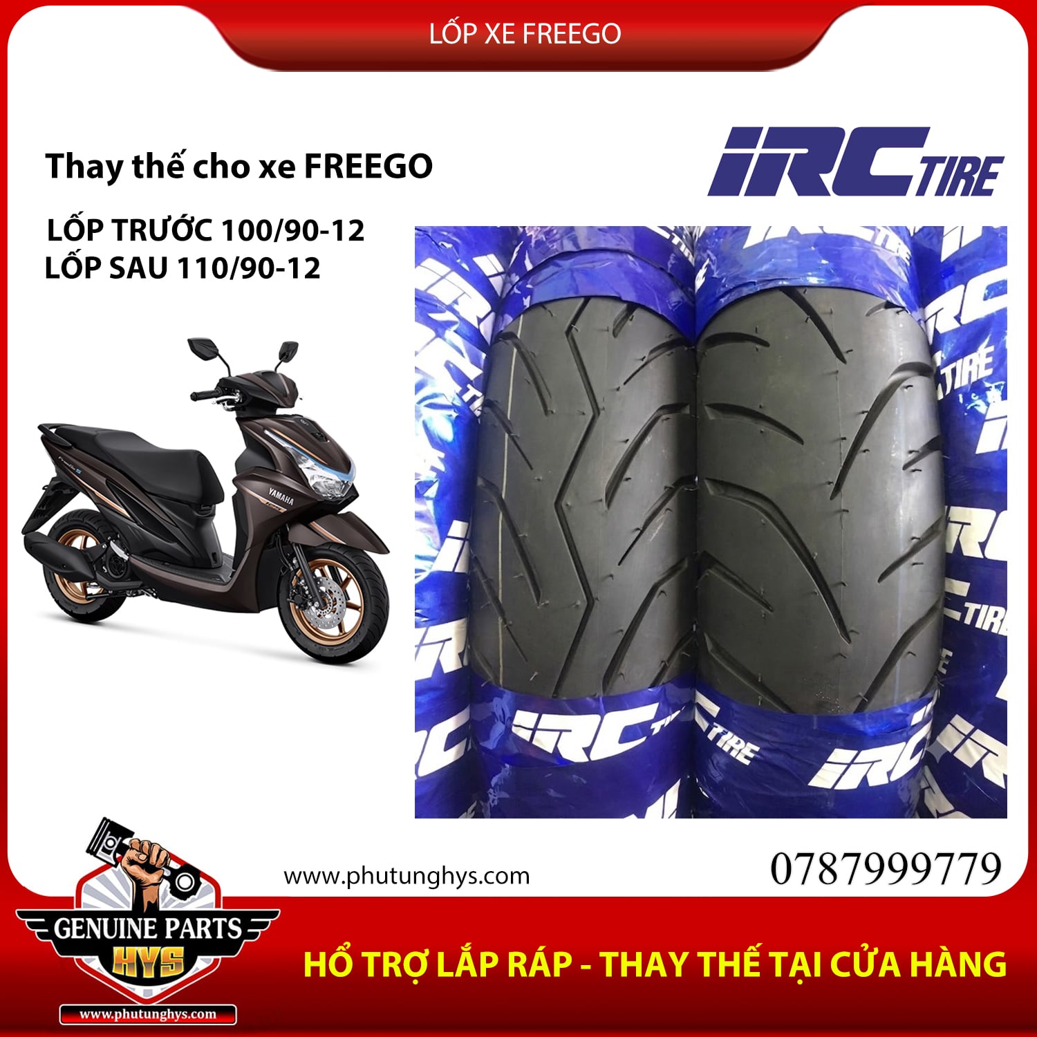 LỐP XE FREEGO IRC