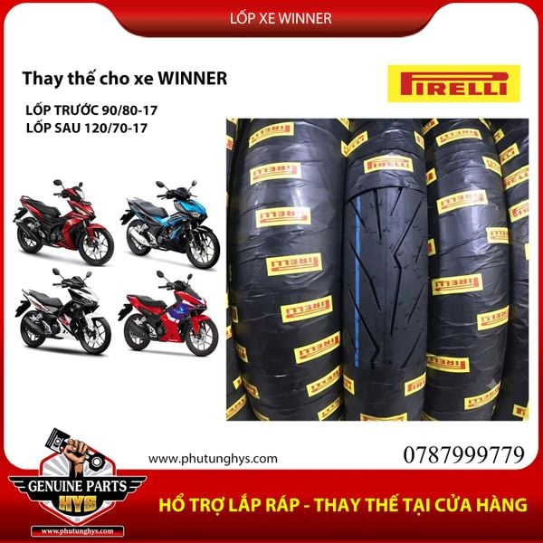LỐP XE WINNER - WINNER X PIRELLI DIABLO ROSSO SPORT