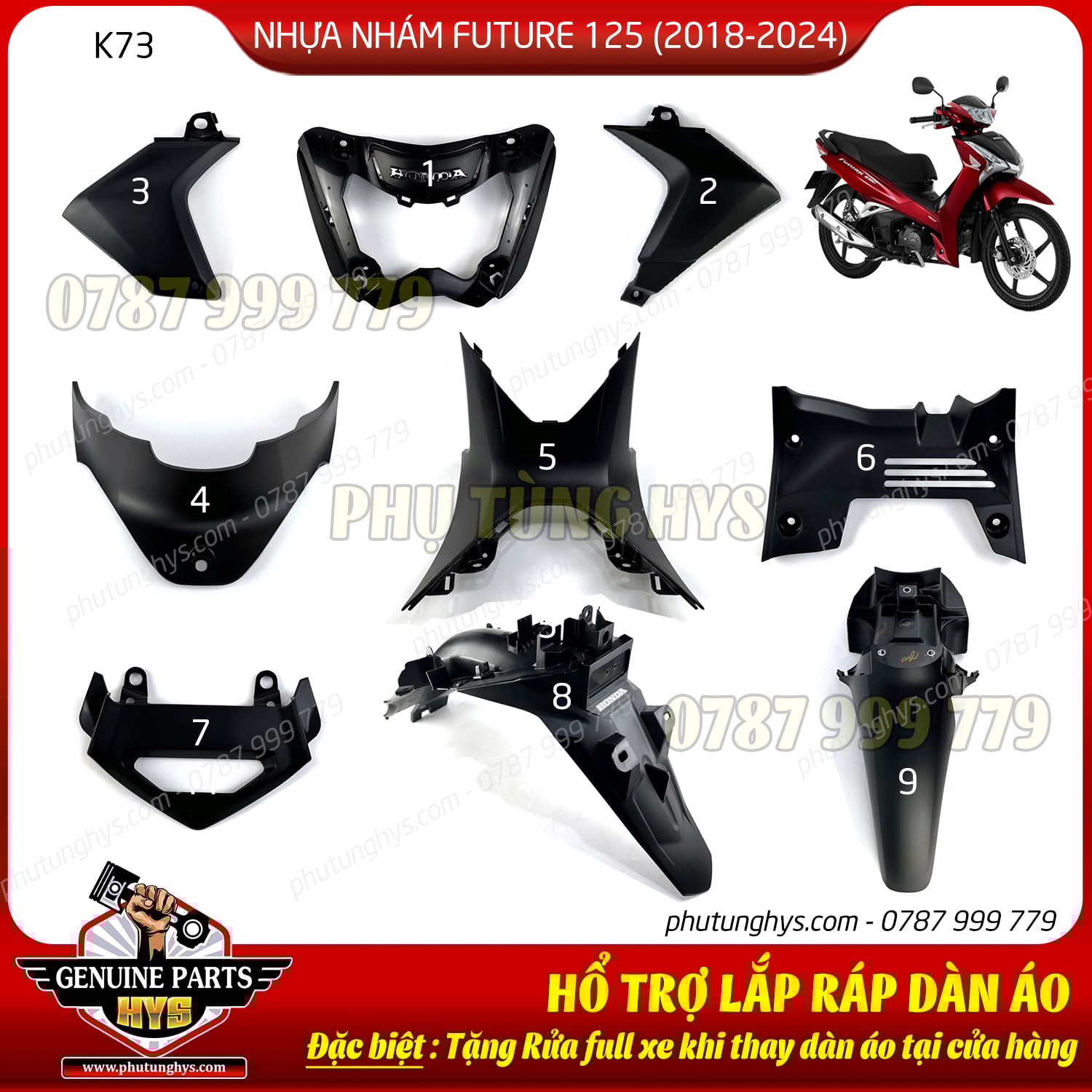 NHỰA NHÁM FUTURE 125 FU LED (2014 - 2024)