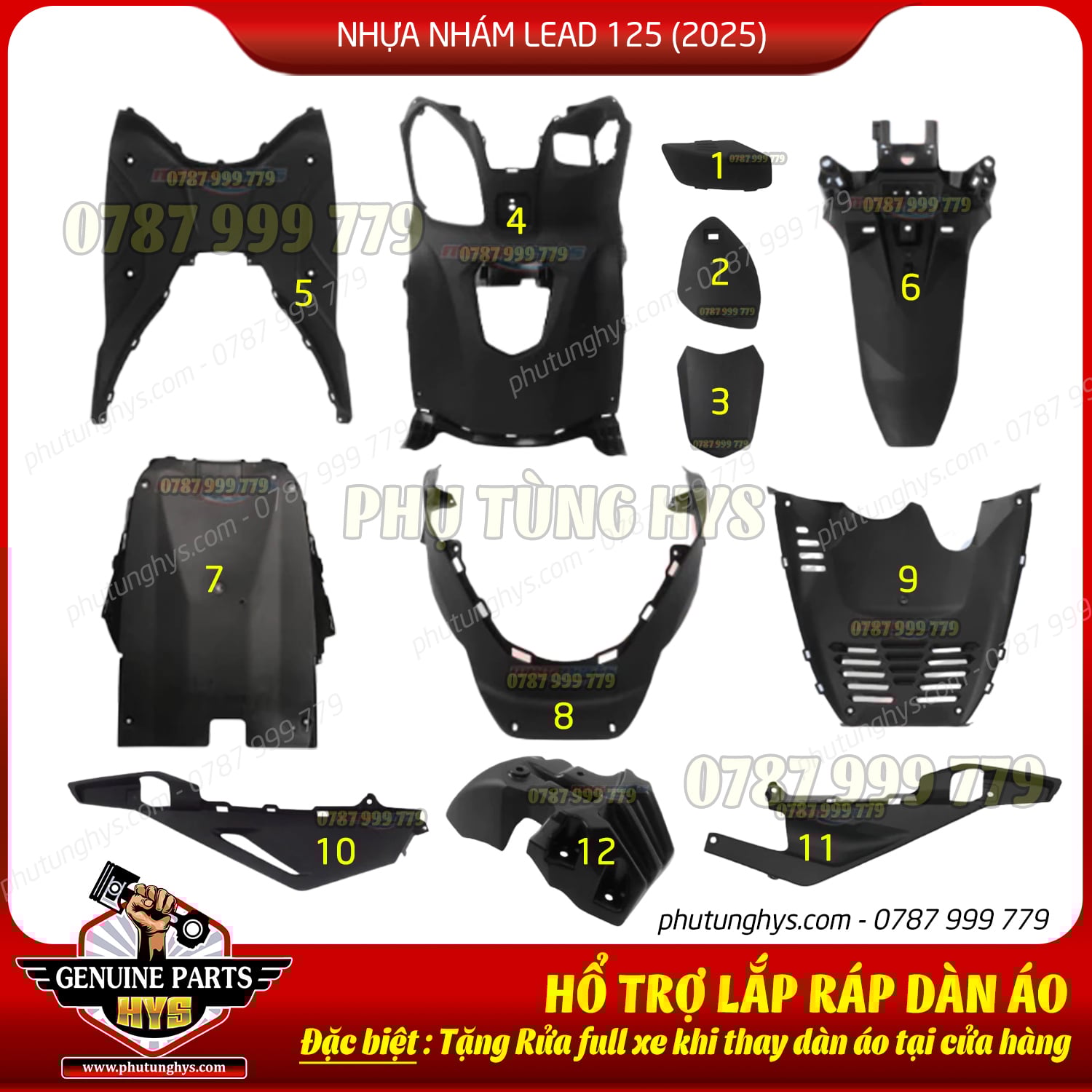 NHỰA NHÁM LEAD 125 4VAL (2025) ĐEN