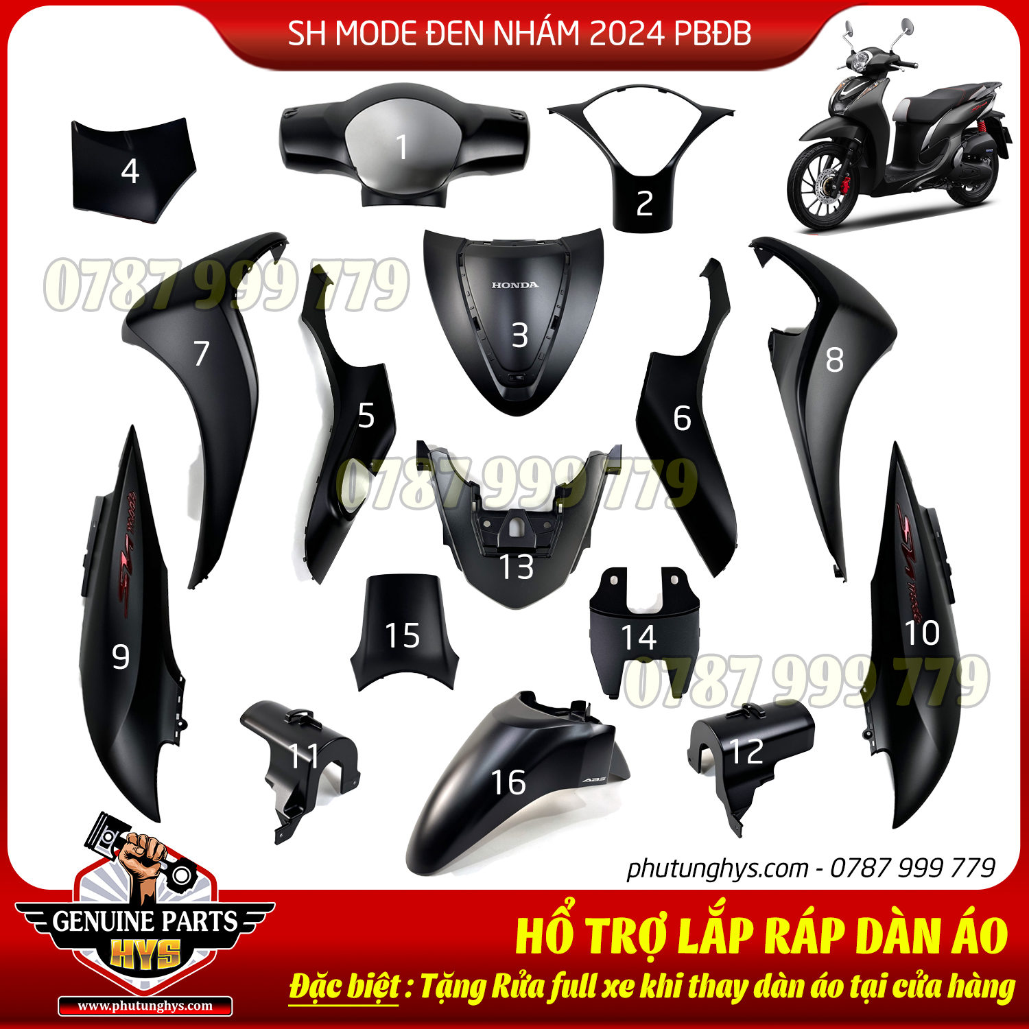 DÀN ÁO SH MODE ĐEN NHÁM 2024 PHIÊN BẢN ĐẶC BIỆT