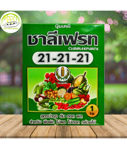  Nông Vàng 21-21-21+TE Phân Bón Lá Hỗn Hợp Nhập Thái Lan hộp 1kg Cty Trí Văn Nông. 