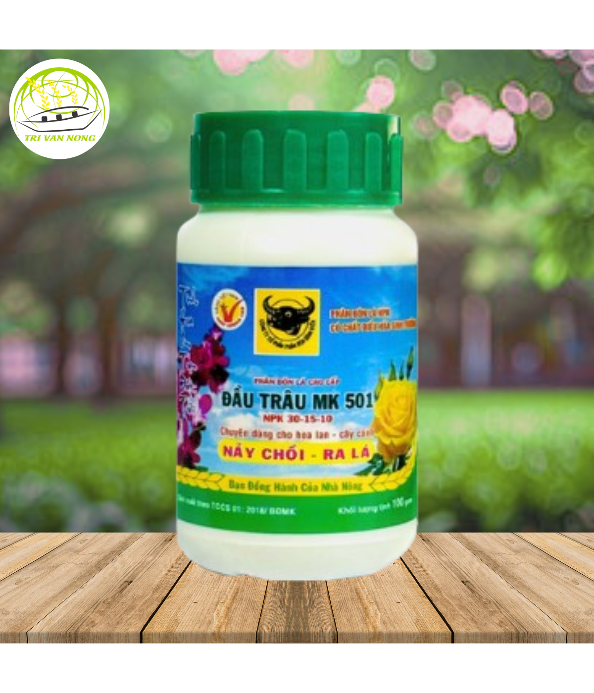 Đầu Trâu 501 NPK 30-15-10 Phân Bón lá - Chuyên dùng Hoa Lan giúp nảy chồi, Ra lá, Tăng sức chống chịu