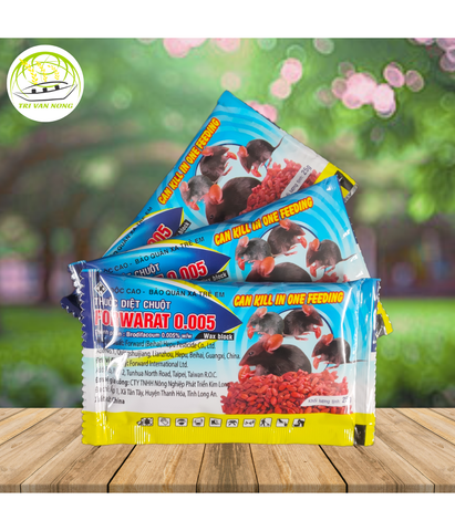  Thuốc Diệt Chuột FOWARAT dạng hạt gạo, gói 25g Cty Trí Văn Nông. 
