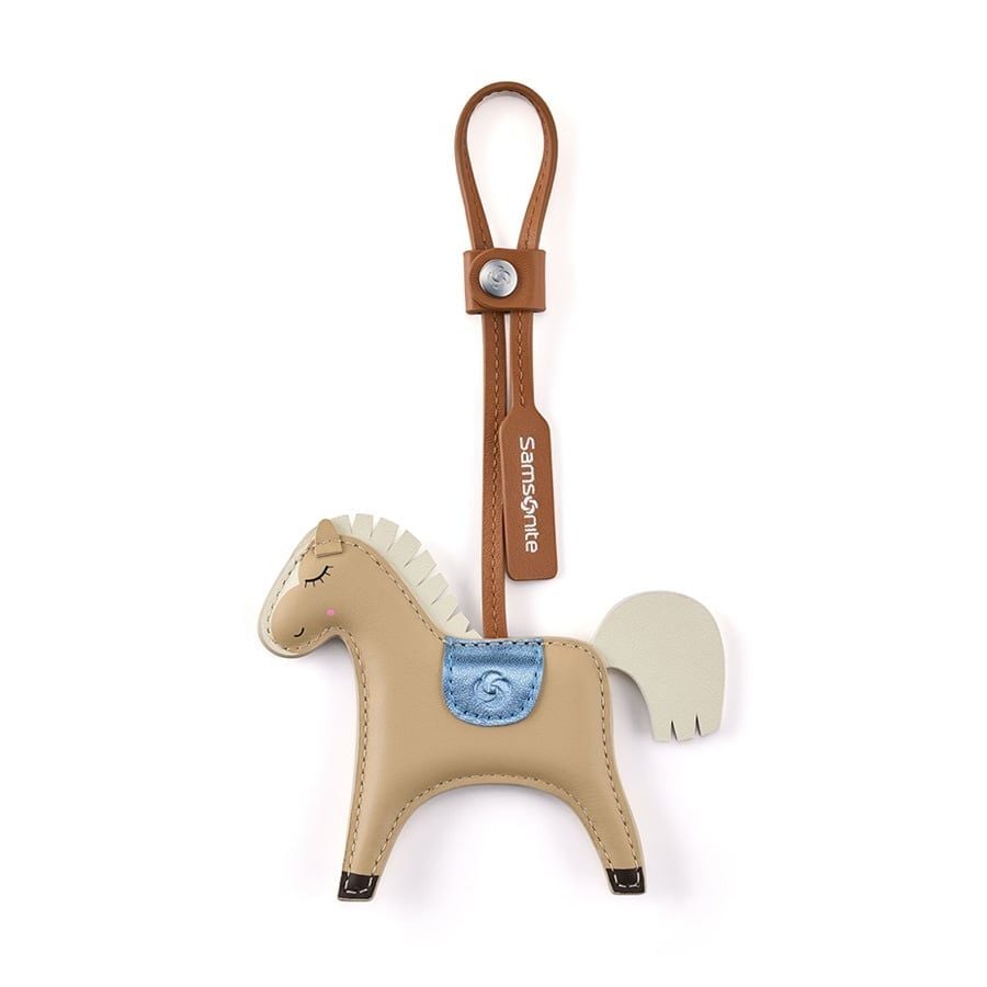  Charm hình ngựa bằng da 