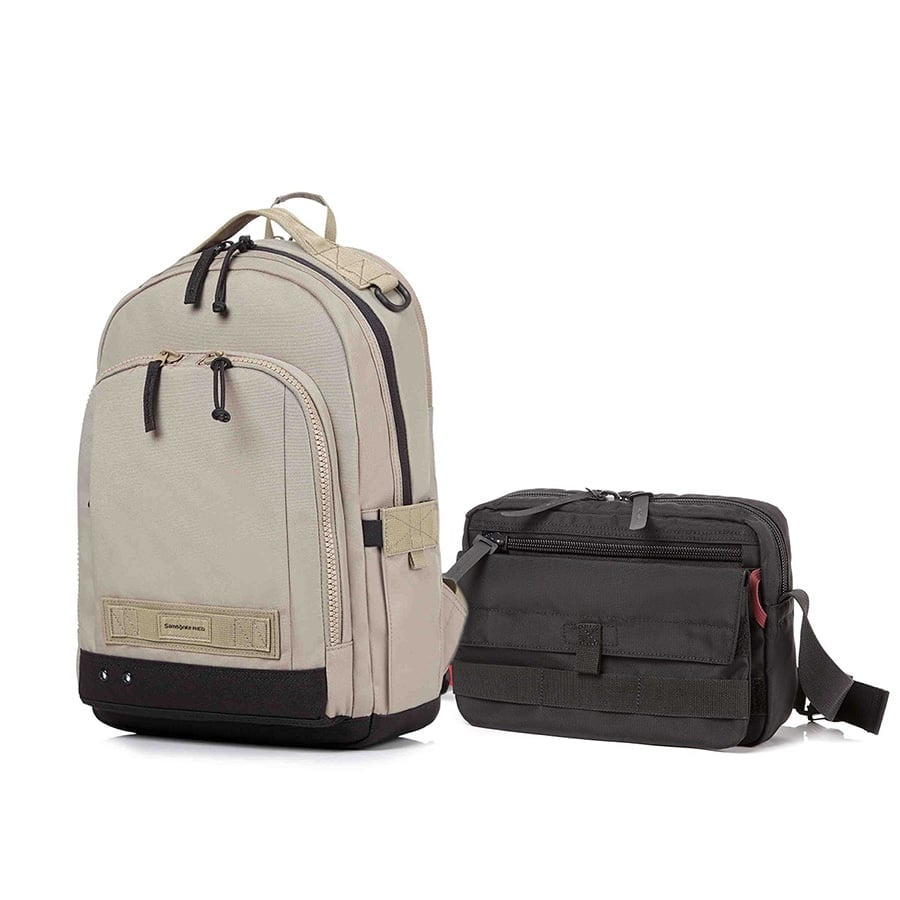 Set B9.1: Balo laptop 15in Enderby size M + Túi đeo chéo Lochhill