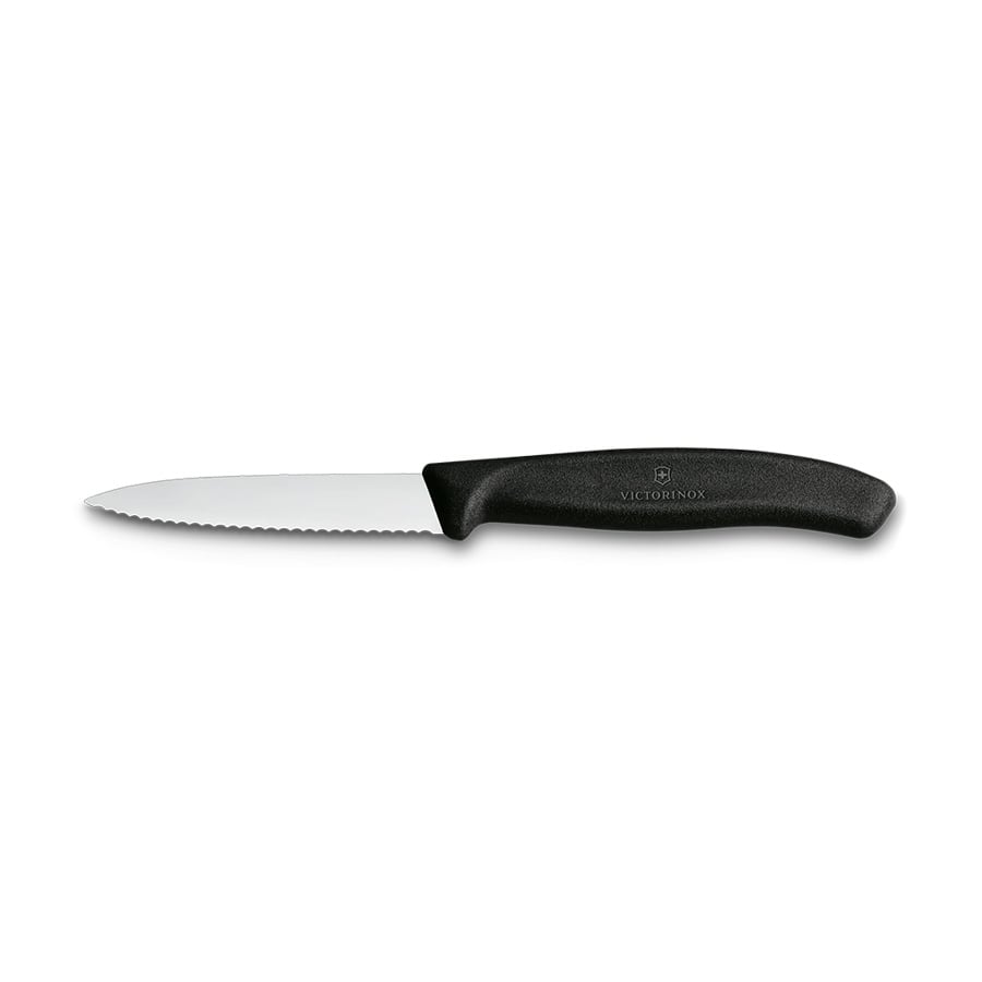  Dao cắt gọt lưỡi răng cưa 8cm Swiss Classic, mũi nhọn 