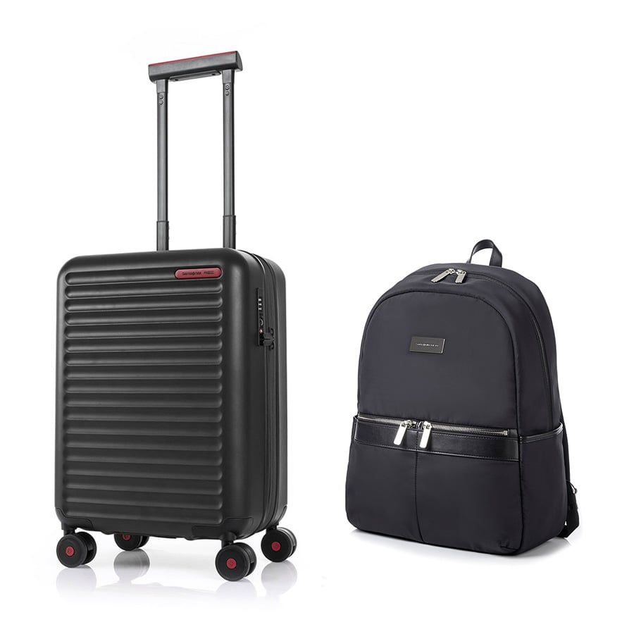  Set B8.1: Vali kéo Toiis C 55/20 + Balo laptop 14in Danah size L 