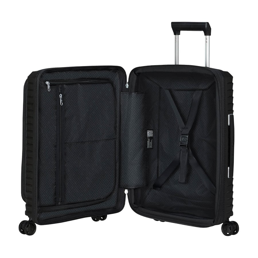  Set B4.2: Vali kéo Upscape EXP Easy Access + Balo laptop 14.1 Sam Classic Leather 