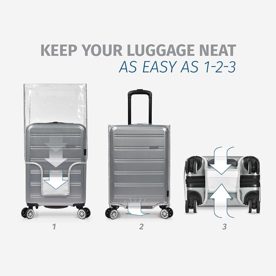  Bao trùm vali trong suốt Traveler's Choice 