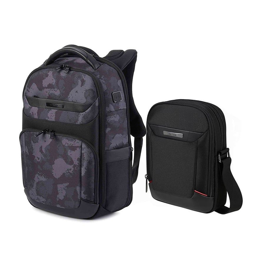  Set B1: Balo laptop 15.6in + Túi đeo chéo 9.7in PRO-DLX 6 