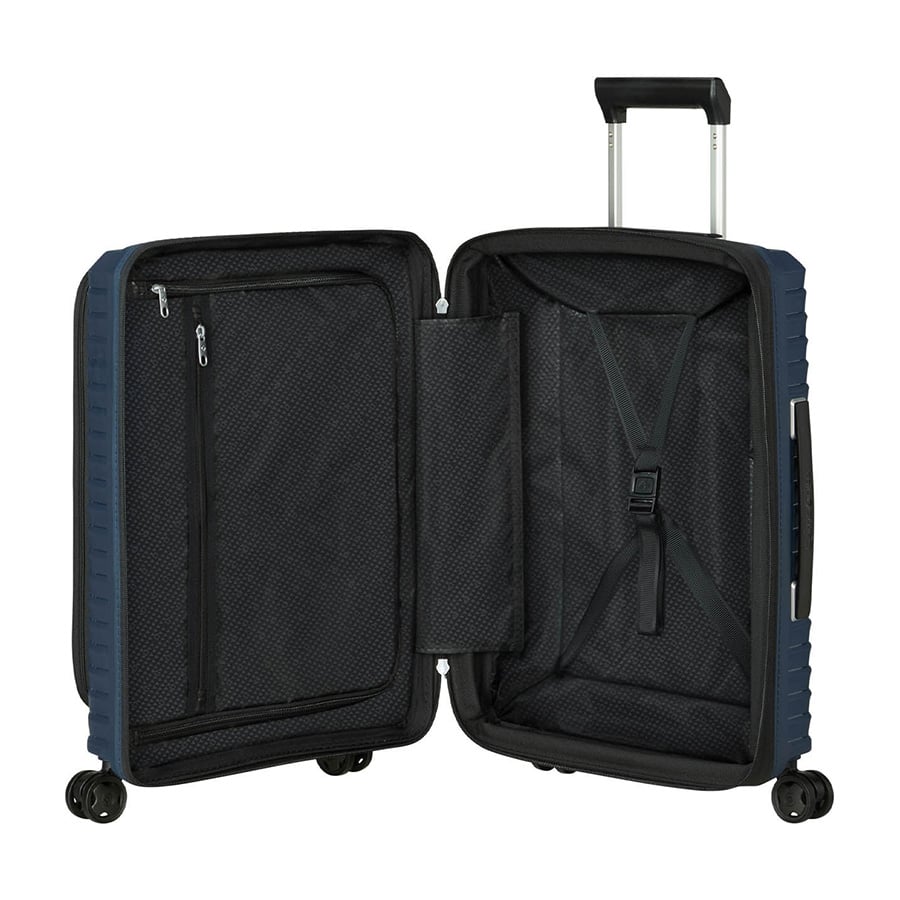  Set B4.2: Vali kéo Upscape EXP Easy Access + Balo laptop 14.1 Sam Classic Leather 