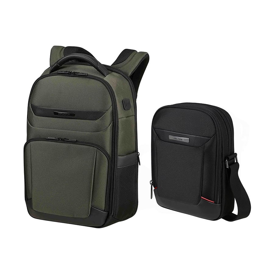  Set B1: Balo laptop 15.6in + Túi đeo chéo 9.7in PRO-DLX 6 