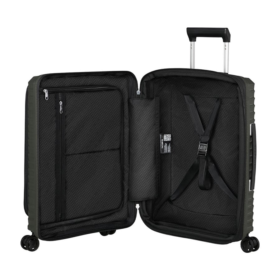  Set B4.2: Vali kéo Upscape EXP Easy Access + Balo laptop 14.1 Sam Classic Leather 