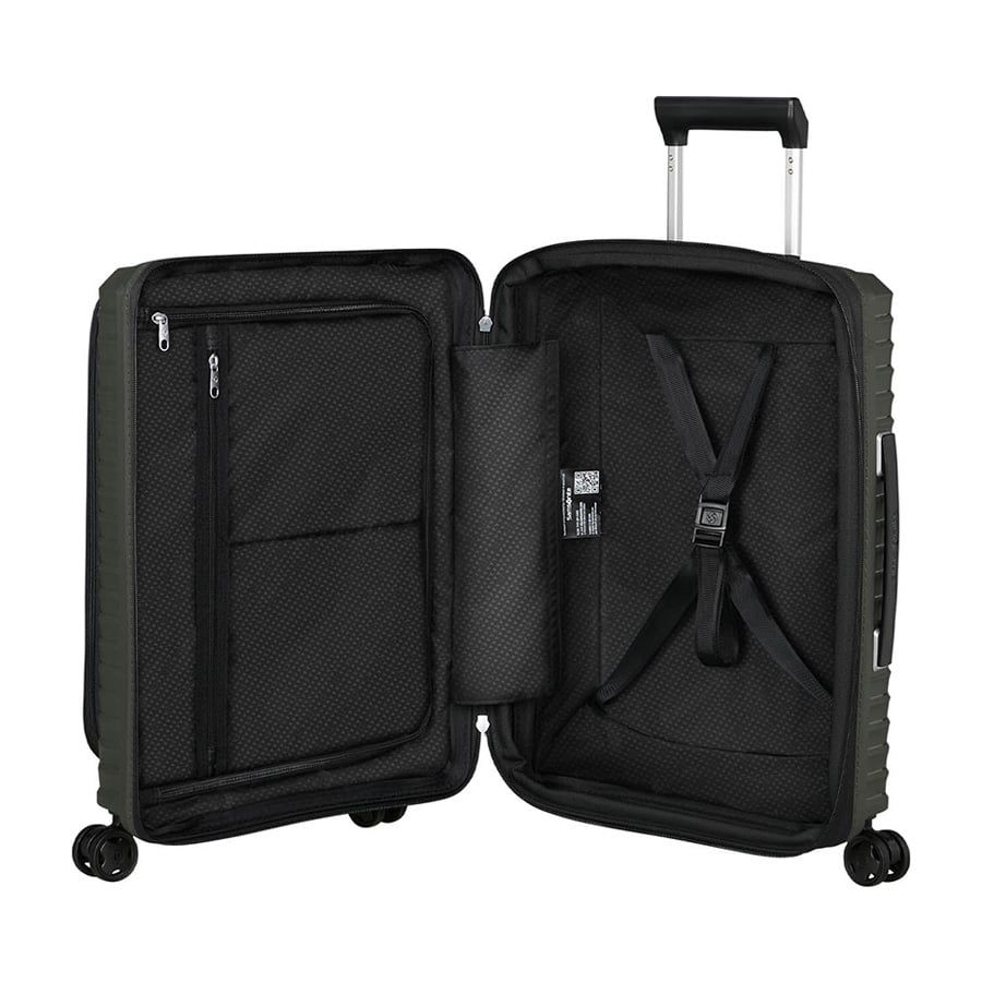  Set B4.2: Vali kéo Upscape EXP Easy Access + Balo laptop 14.1 Sam Classic Leather 