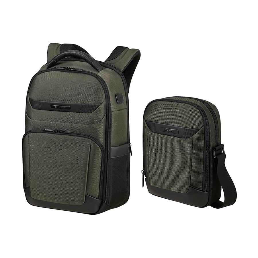  Set B1: Balo laptop 15.6in + Túi đeo chéo 9.7in PRO-DLX 6 