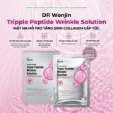  Mặt Nạ Tăng Sinh Collagen Cấp Tốc Wonjin Instant Repair Triple Peptide Wrinkle Solution 30ml. 