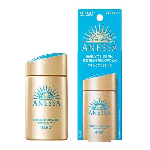  Anessa Sữa Chống Nắng Dưỡng Da Kiềm Dầu Bảo Vệ Hoàn Hảo Spf50+ Pa++++ 60ml (Anessa Perfect Uv Sunscreen Skincare Milk Na). 